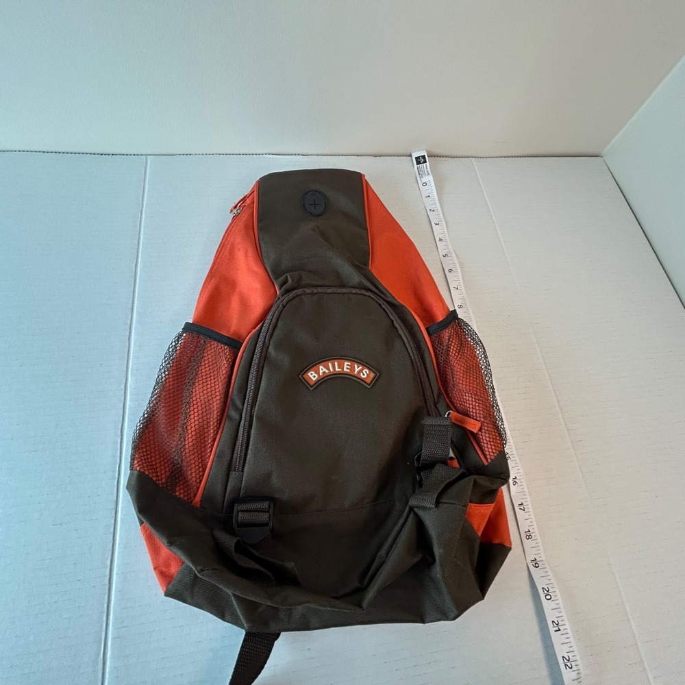 Baileys Irish Cream Shoulder‎ Sling Bag Brown Hiking Camp Festival, Day Backpack